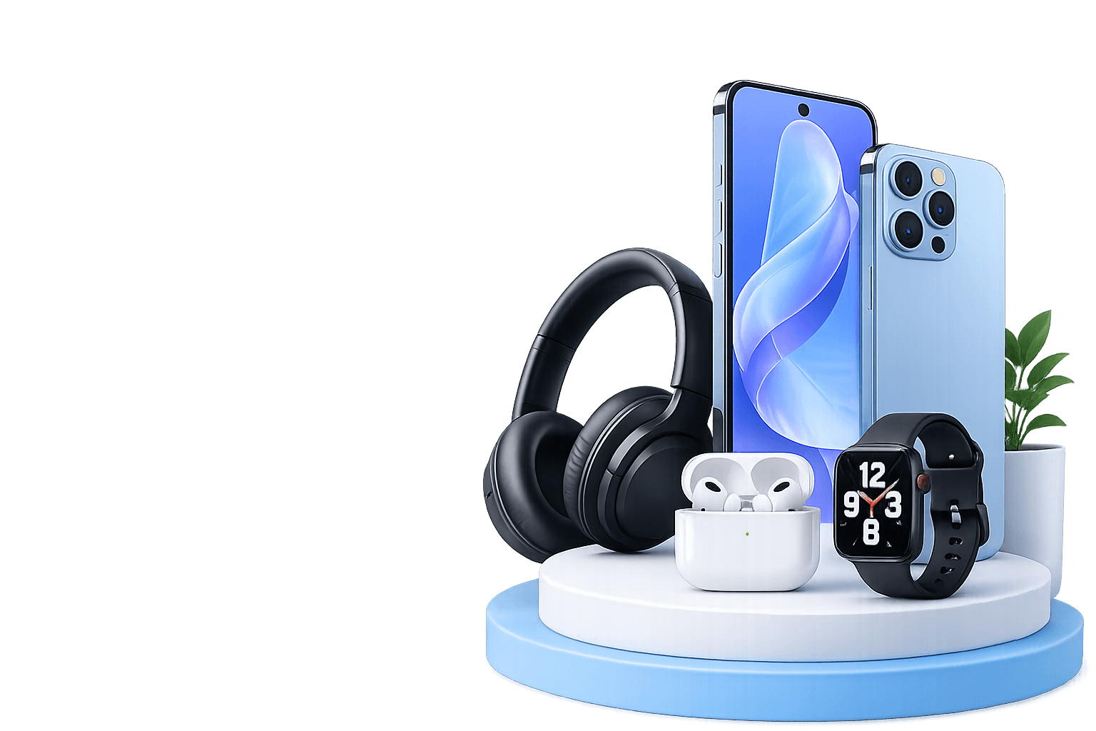 Smartphones, headphones, earbuds and smartwatches at Deyi Digital